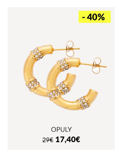 Boucles d'oreilles OPULY DORÉ