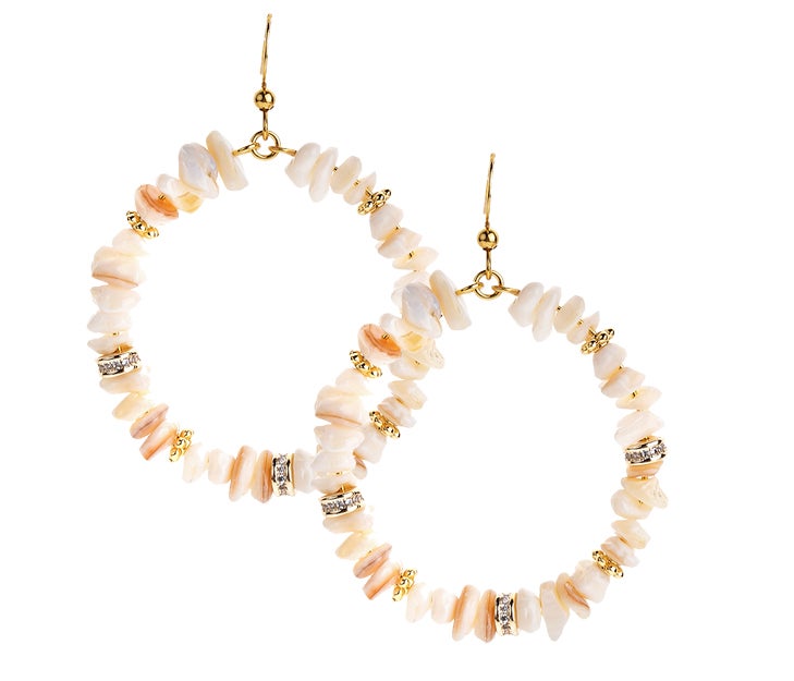 Boucles d'oreilles MARTINIKA BLANC