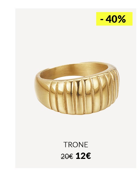Bague TRONE DORÉ