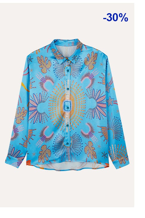 Chemise COPPELIA BLEUE