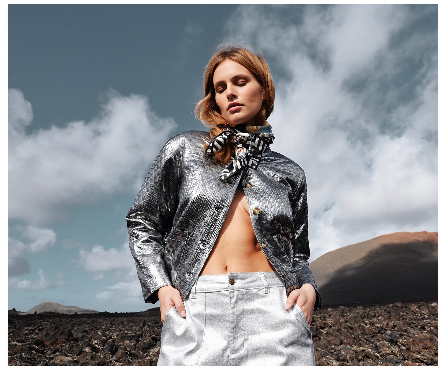 Veste ISAAC ARGENTÉ