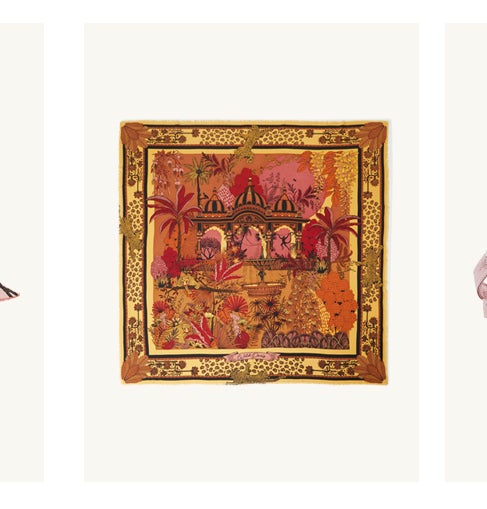 Foulard AMBER PALACE OCRE