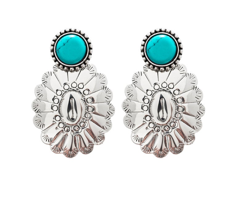 Boucles d'oreilles MYRTHA ARGENT
