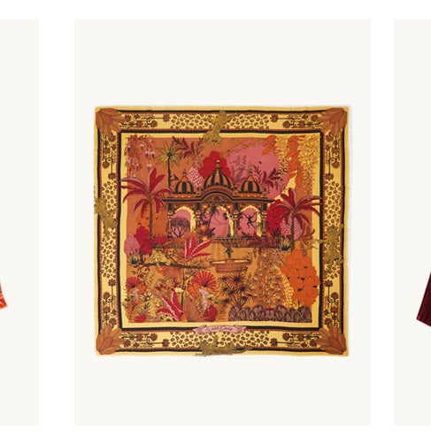 Foulard AMBER PALACE OCRE