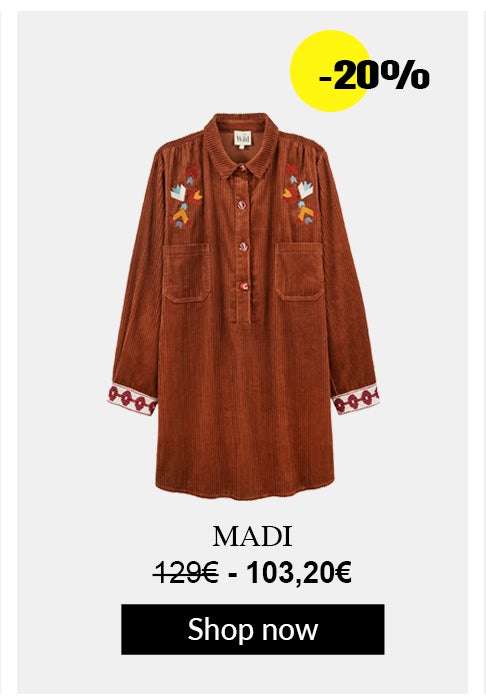 Robe MADI MARRON