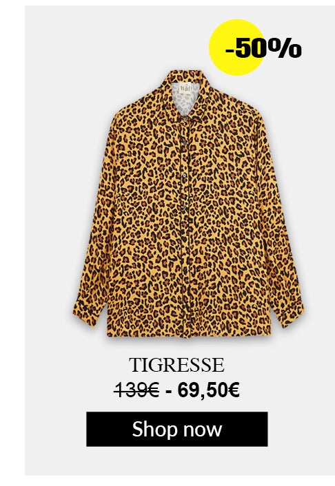 Chemise TIGRESSE MARRON