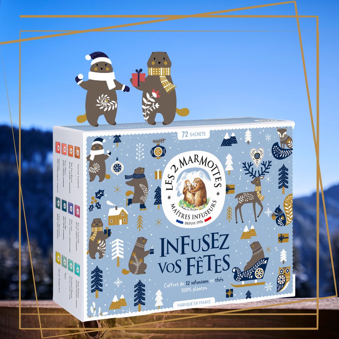 Coffret tisanes et thés Infusez vos Fêtes édition 2023