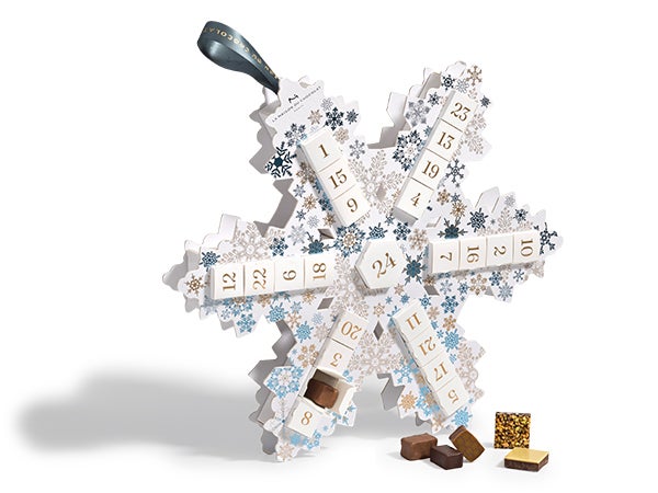 Snowflake Chocolate Advent Calendar