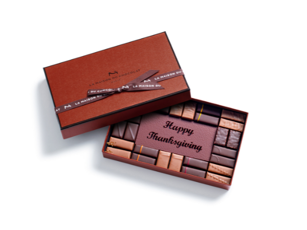 ''Happy Thanksgiving'' Coffret 28 Assorted Chocolates
