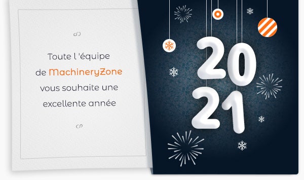 Toute l'équipe MachineryZone vous souhaite de très belles fêtes de fin d'année !