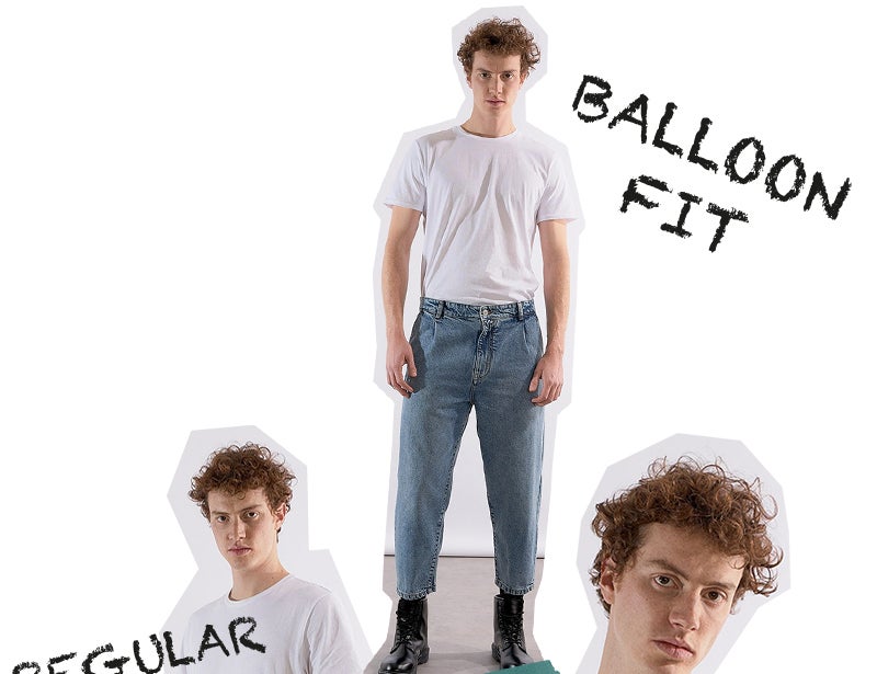 balloon fit jeans