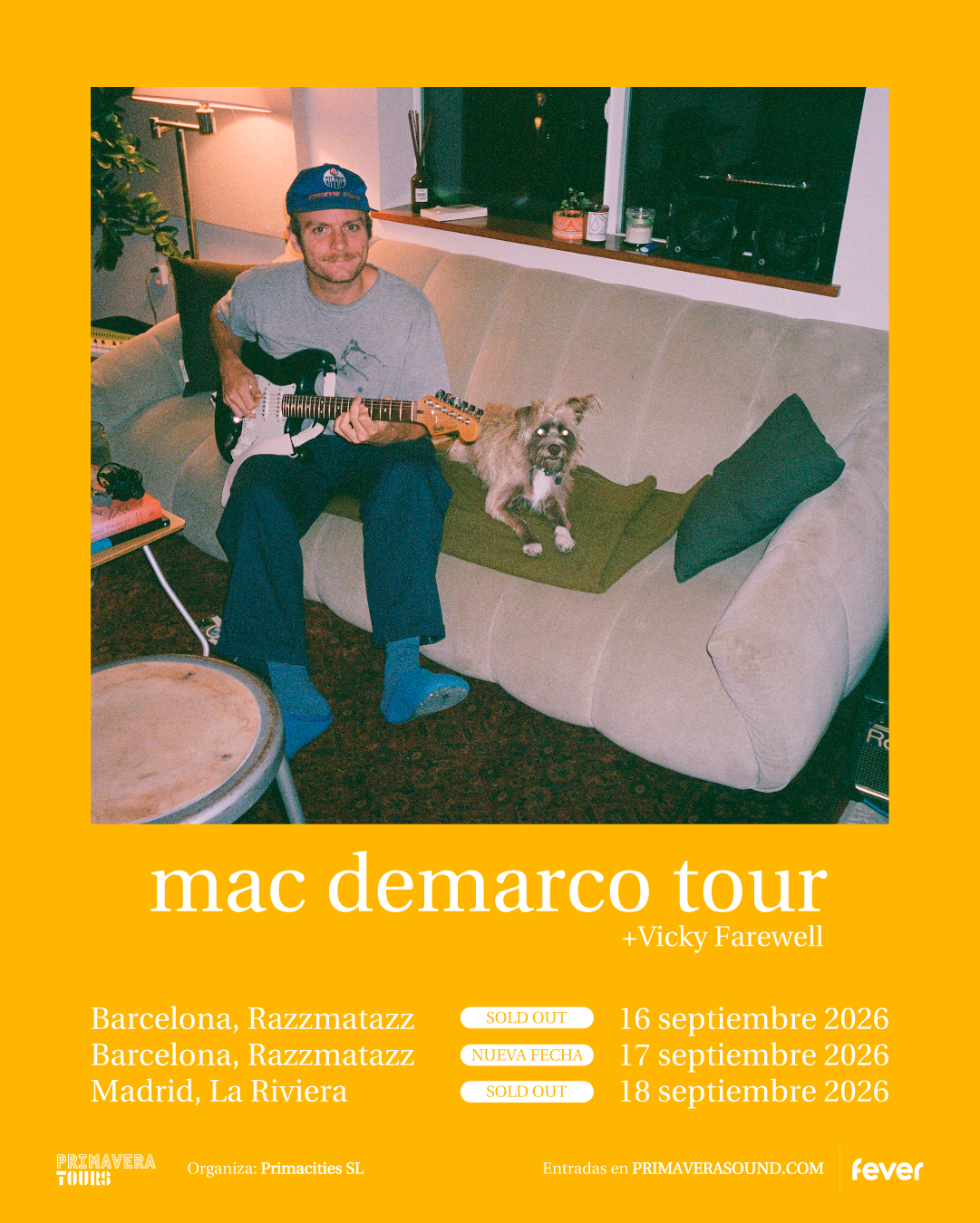 Fechas de la gira de Mac DeMarco