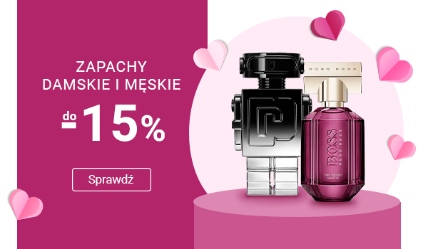 Zapachy damskie i męskie do -15%