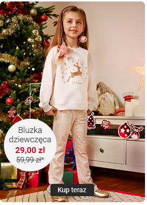 Cool Club, Bluzka dziewczęca z długim rękawem, biała