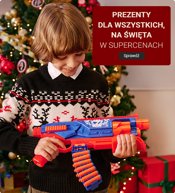 PREZENTY DLA WSZYSTKICH, NA ŚWIĘTA  W SUPERCENACH