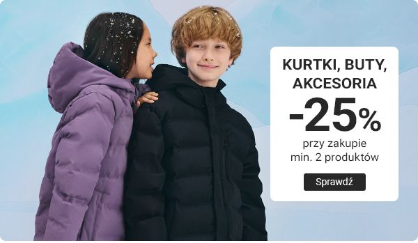 Kurtki, buty i akcesoria: -25% przy zakupie min. 2 produktów