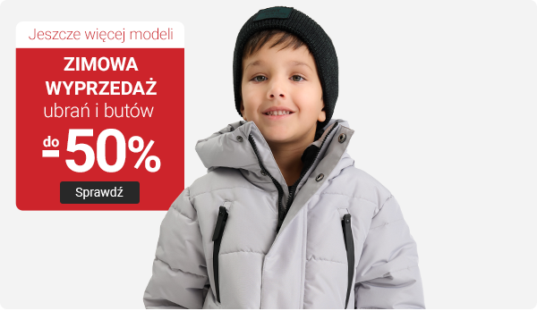 Zimowa wyprzedaż ubrań i butów do -50%