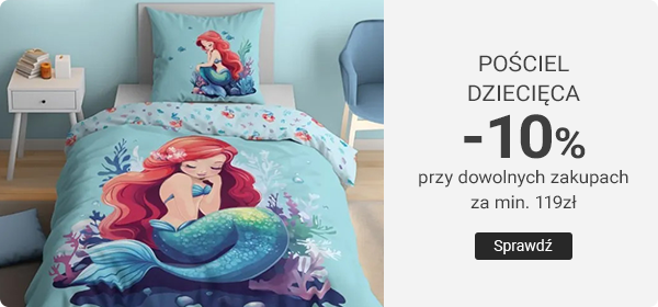 Pościel dziecięca: -10% przy dowolnych zakupach za min. 119 zł