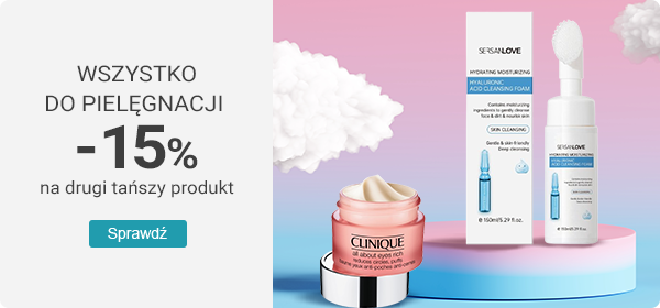 Wszystko do pielęgnacji -15% na drugi tańszy produkt