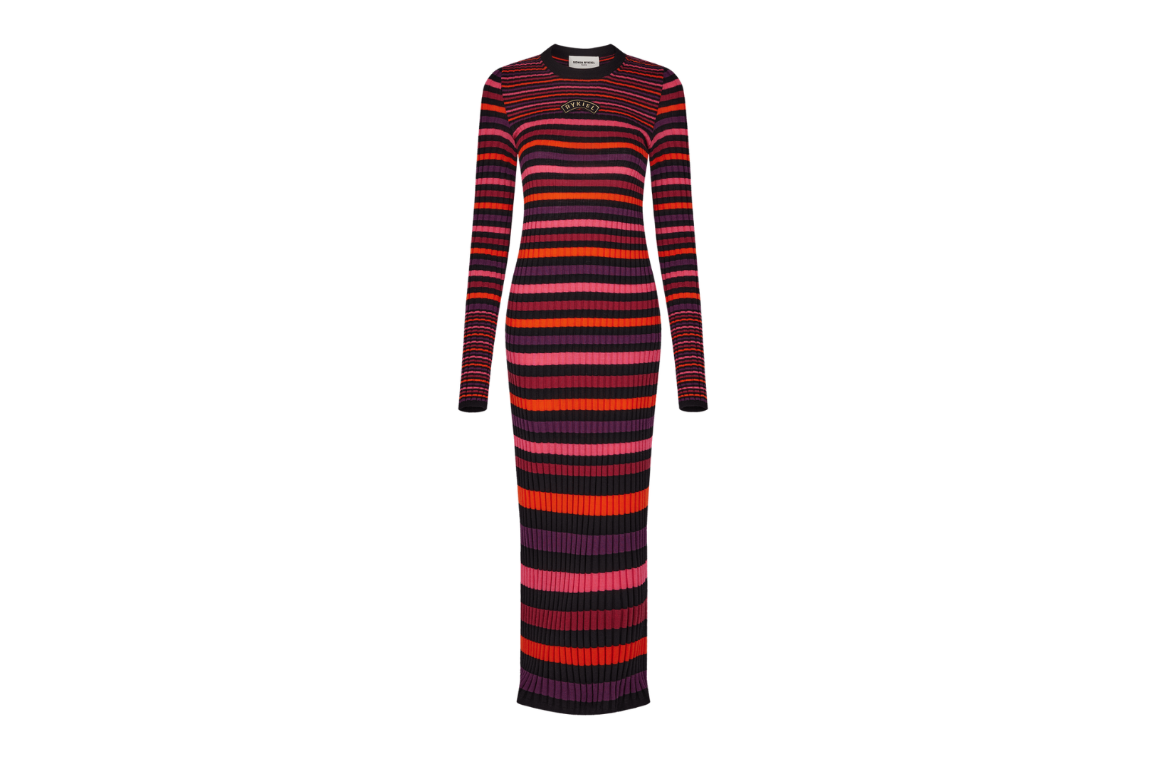 STRIPED WOOLEN DRESS