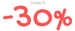 Jusqu'à -30%