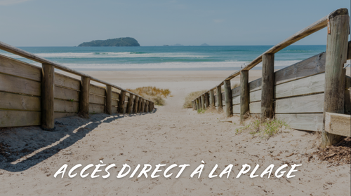 Accès direct à la plage